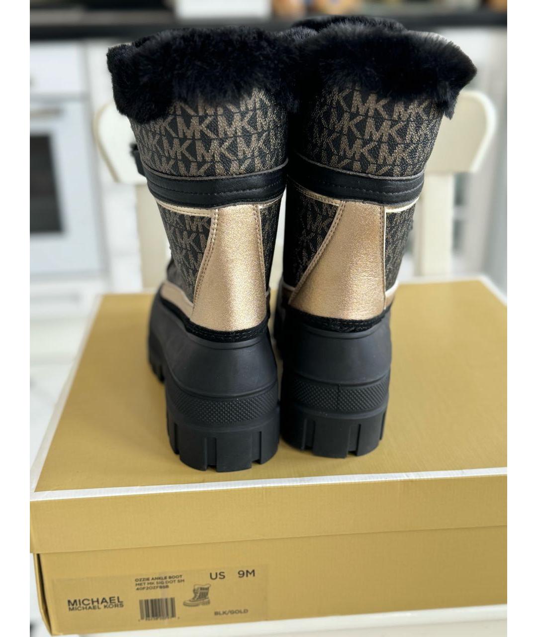 MICHAEL MICHAEL KORS Черные ботинки, фото 4