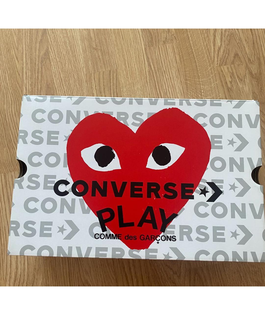 COMME DES GARÇONS PLAY Черные текстильные кеды, фото 5