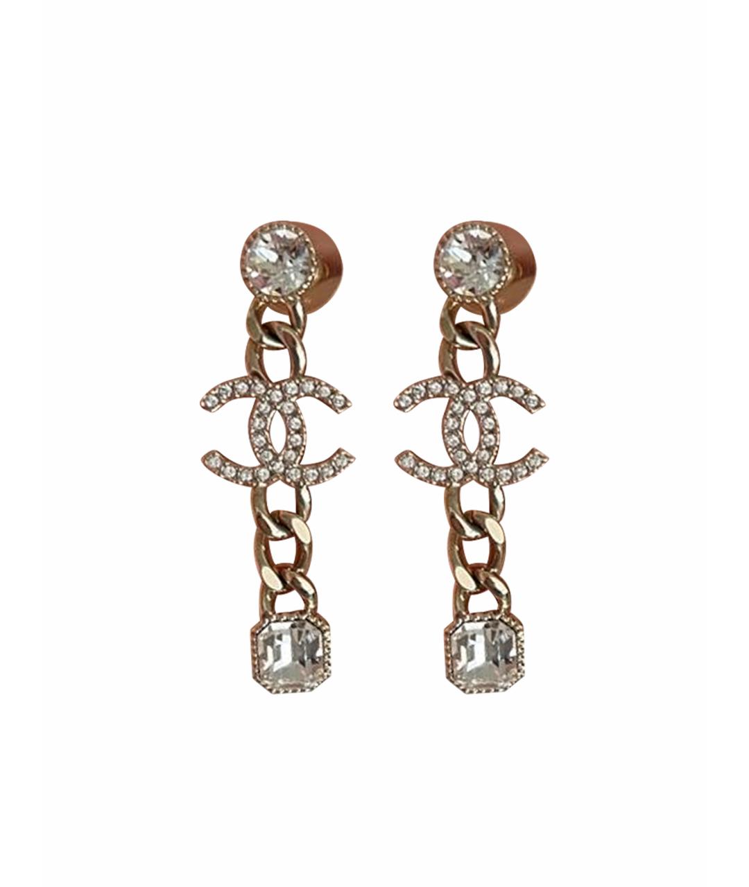 CHANEL Золотые серьги, фото 1