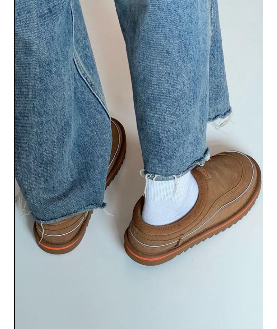 UGG AUSTRALIA Коричневые замшевые мюли, фото 3