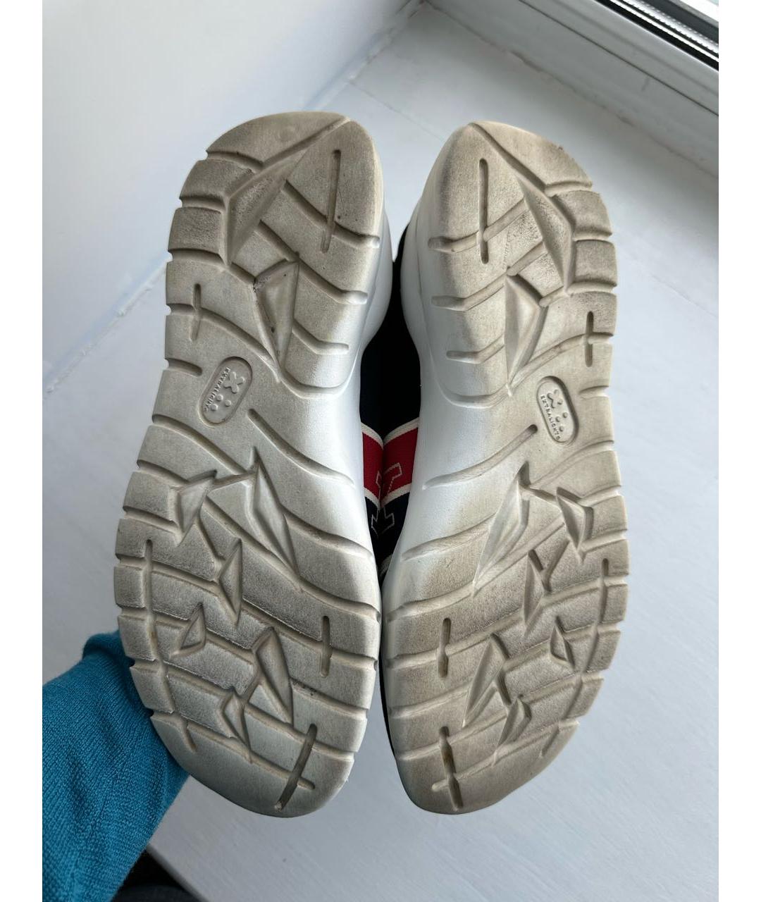 BALLY Черные неопреновые кроссовки, фото 6