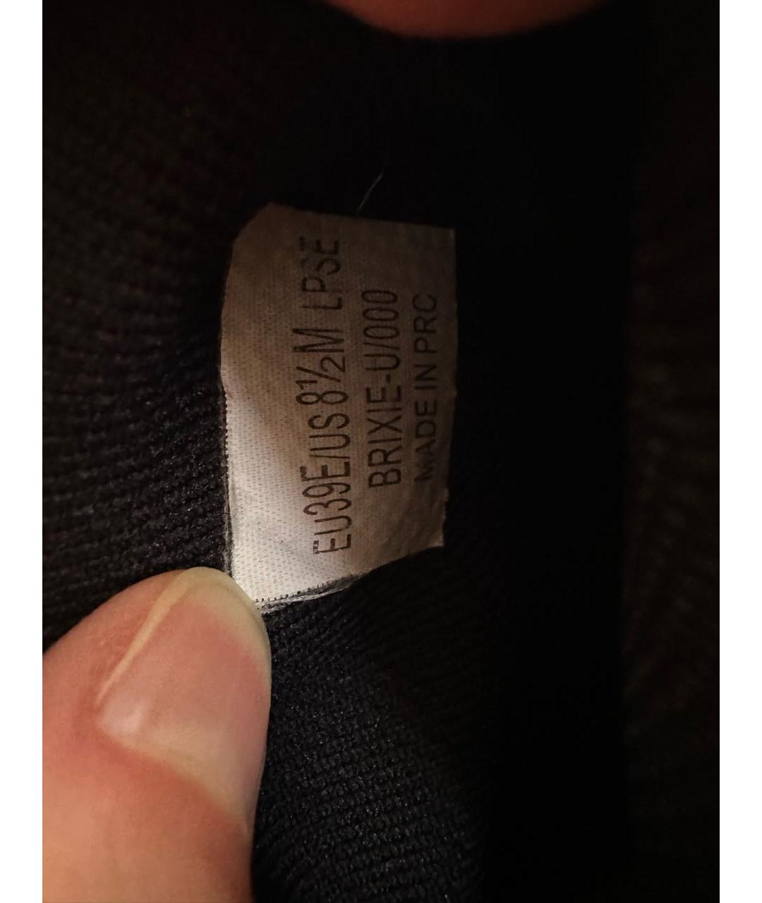 BALLY Черные неопреновые кроссовки, фото 7