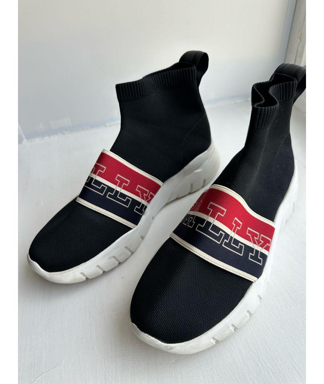 BALLY Черные неопреновые кроссовки, фото 2