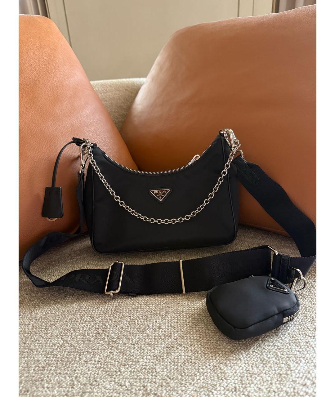 PRADA Черная сумка через плечо, фото 6