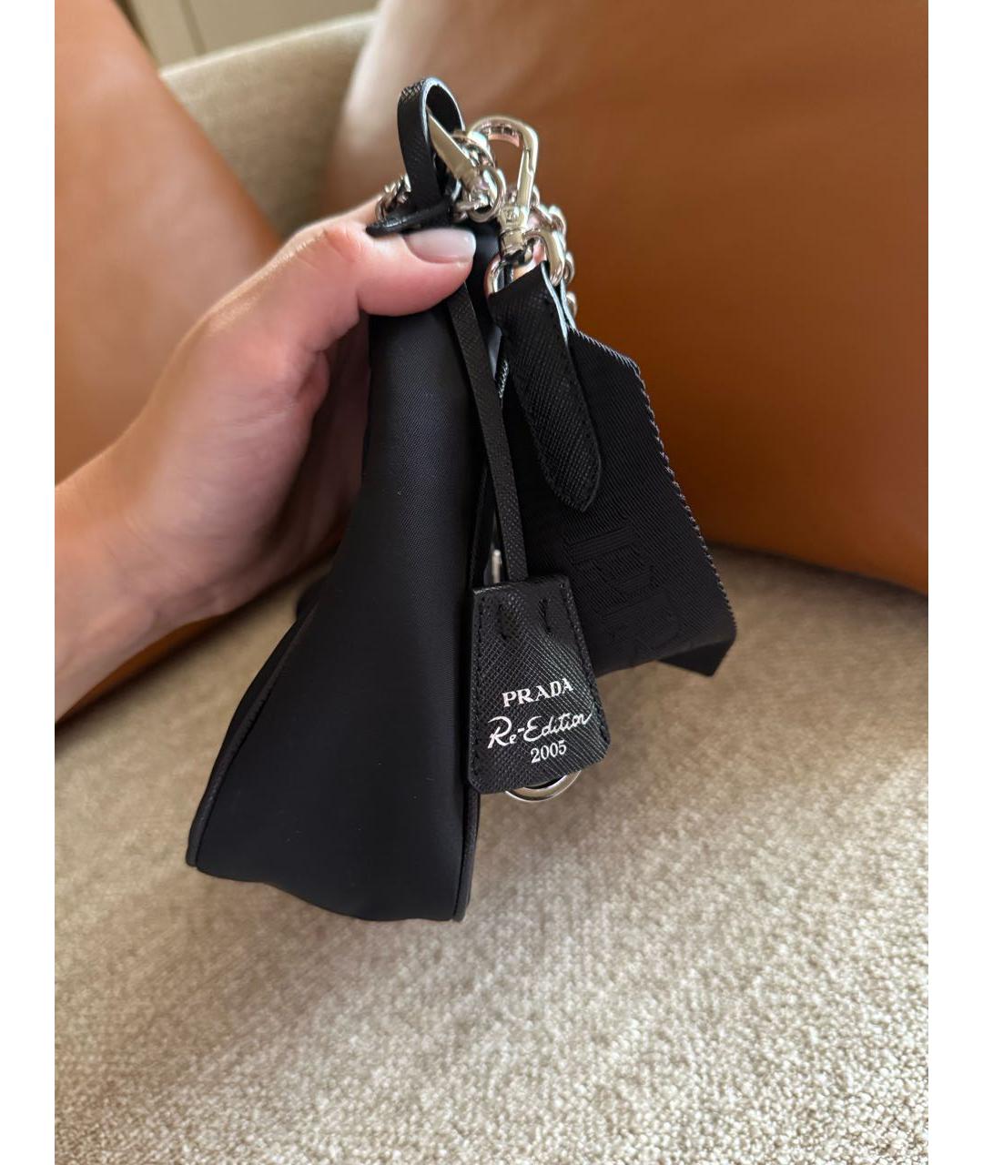 PRADA Черная сумка через плечо, фото 5
