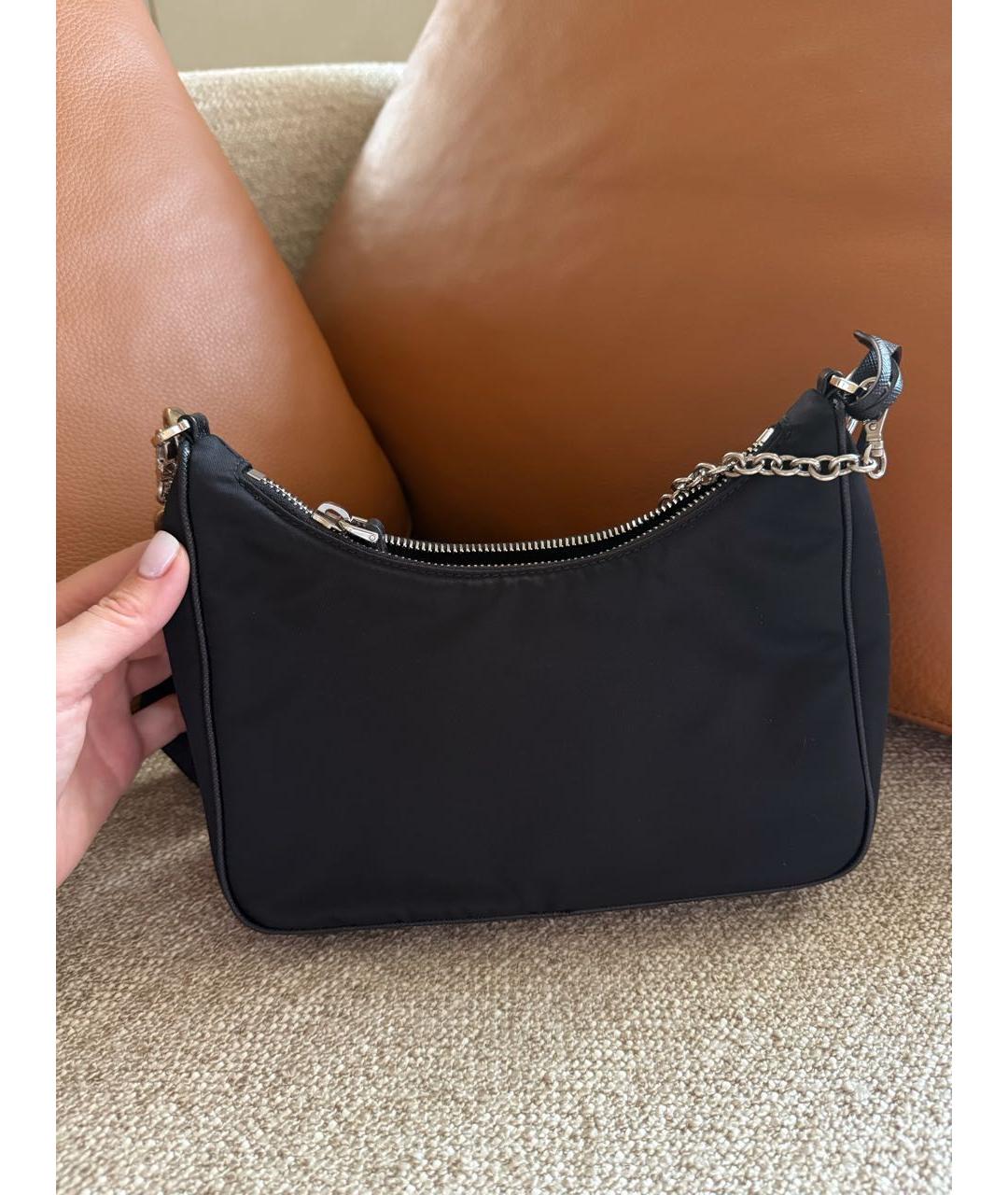 PRADA Черная сумка через плечо, фото 4