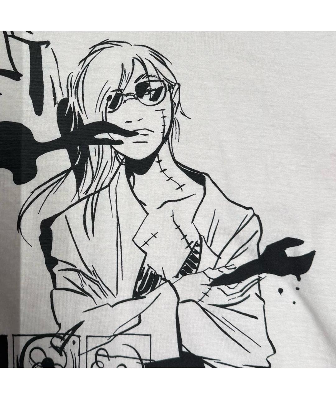 PRADA Белая хлопковая футболка, фото 3