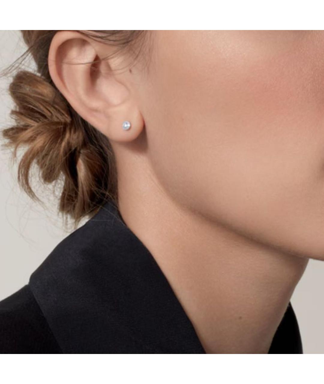 CARTIER Серебряные серьги из белого золота, фото 3