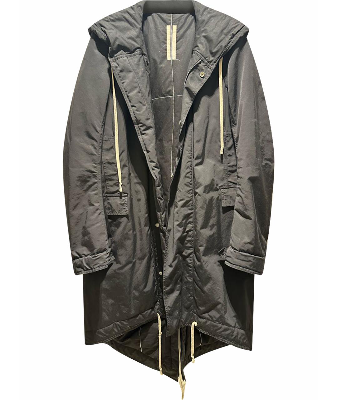 RICK OWENS DRKSHDW Черная хлопковая парка, фото 1