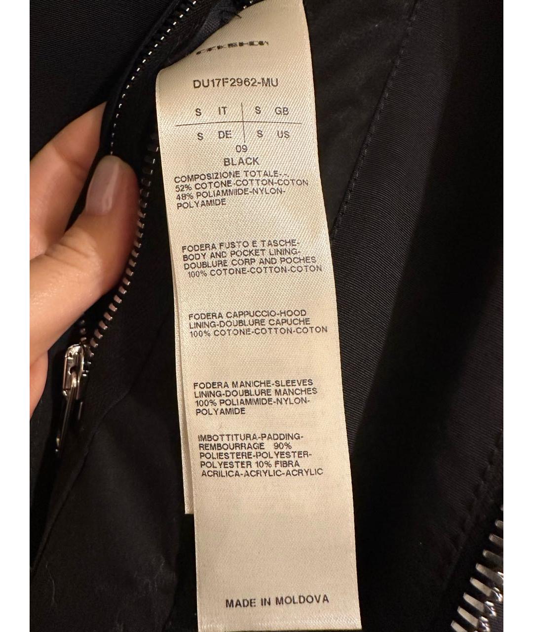 RICK OWENS DRKSHDW Черная хлопковая парка, фото 6