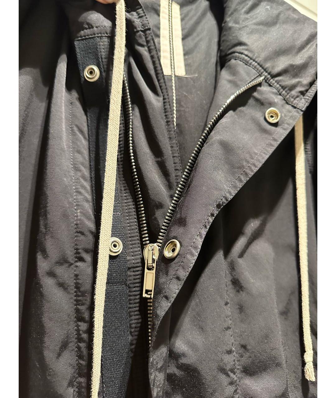 RICK OWENS DRKSHDW Черная хлопковая парка, фото 5