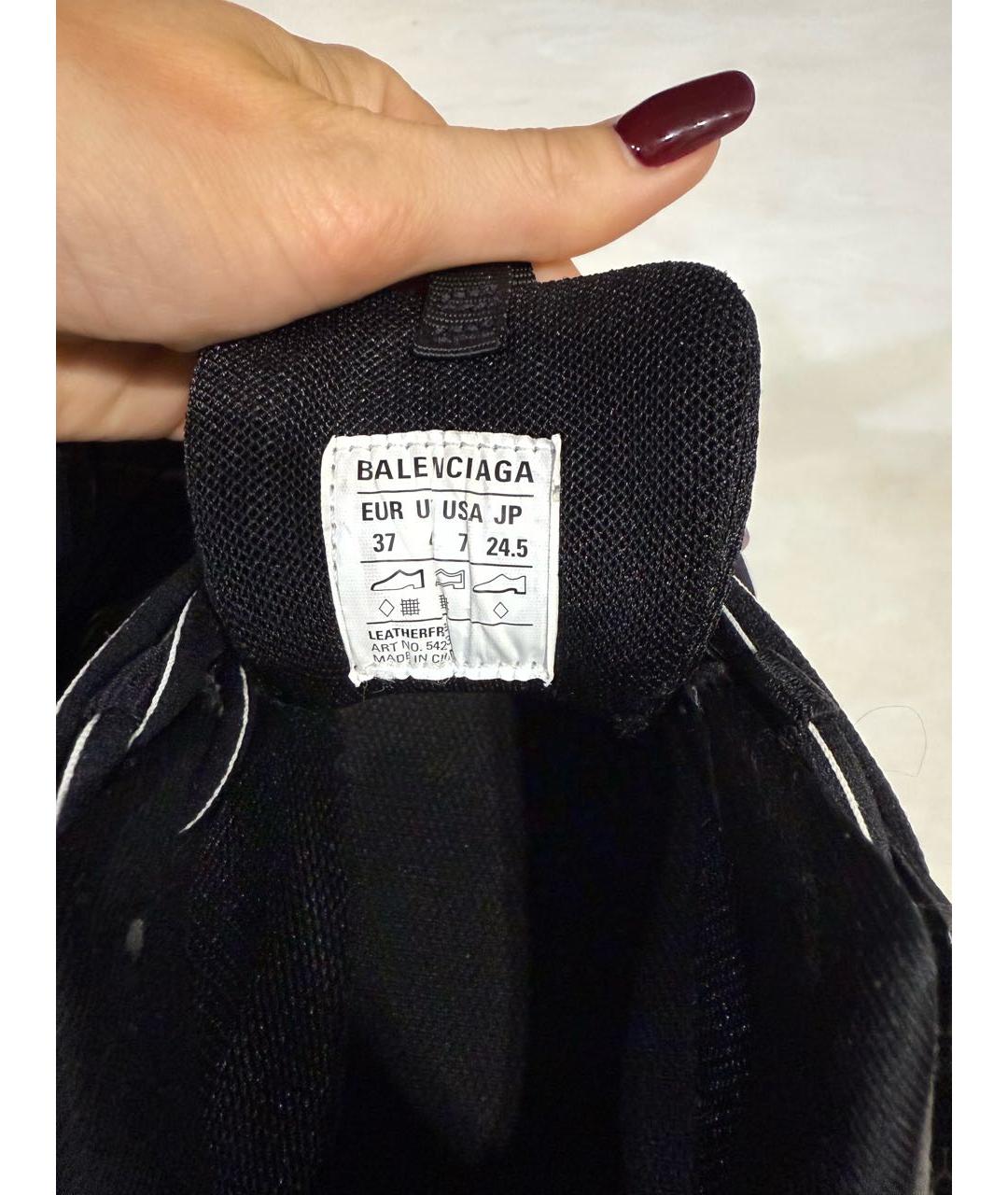 BALENCIAGA Черные кроссовки, фото 7