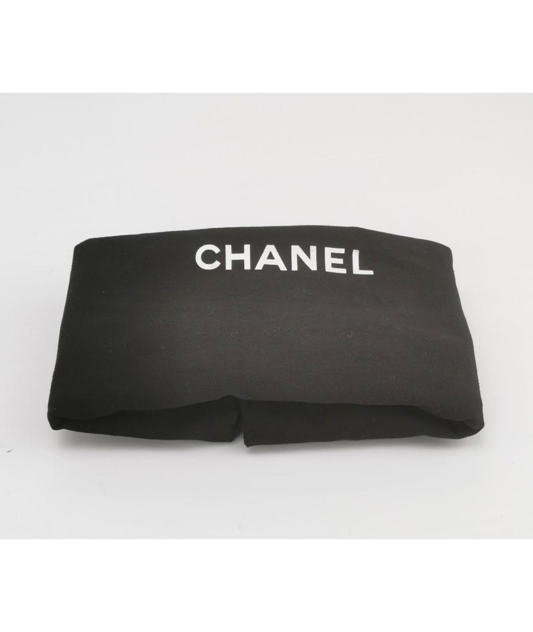 CHANEL Черная кожаная сумка через плечо, фото 8