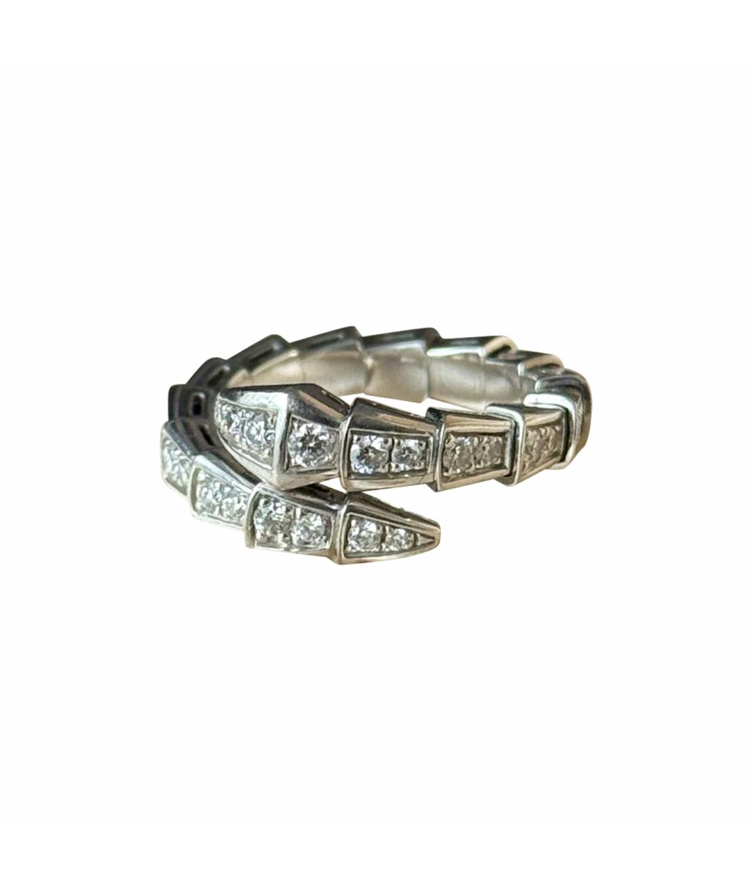 BVLGARI Серебряное кольцо из белого золота, фото 1