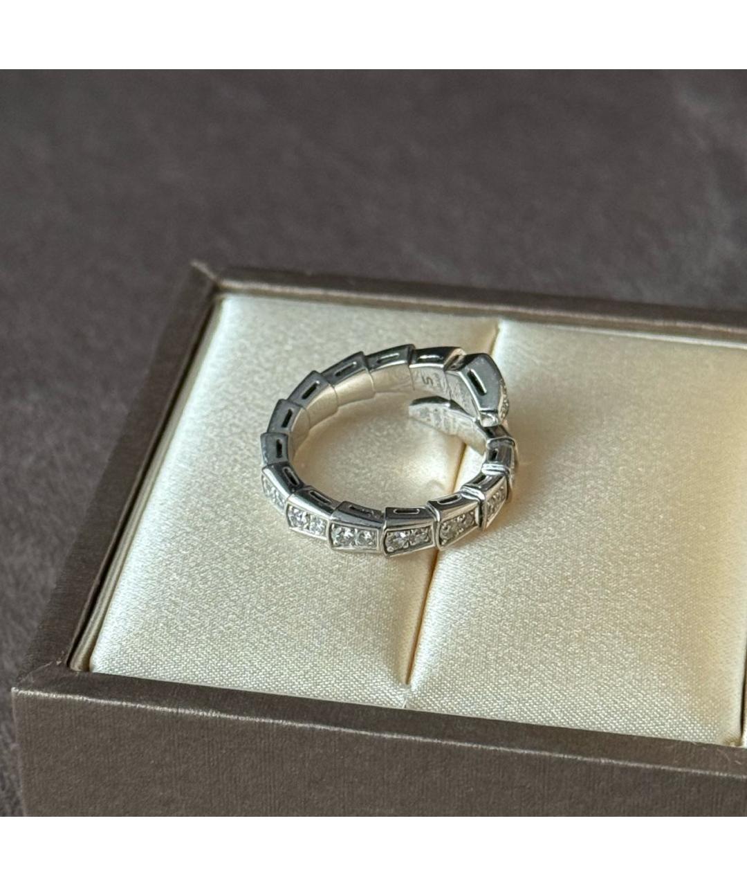 BVLGARI Серебряное кольцо из белого золота, фото 3