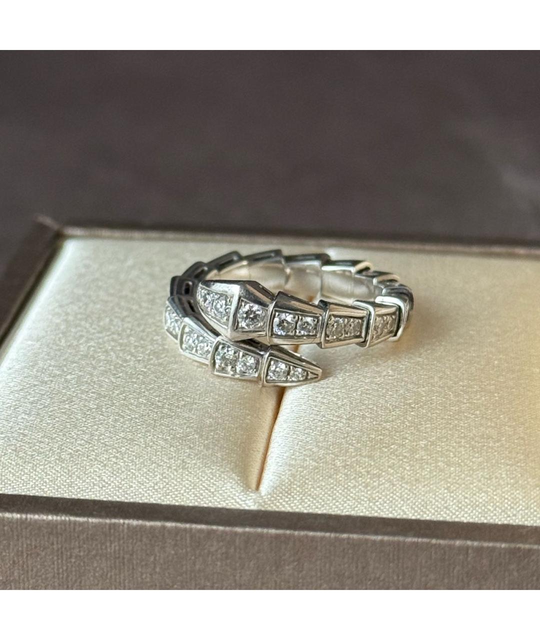BVLGARI Серебряное кольцо из белого золота, фото 2
