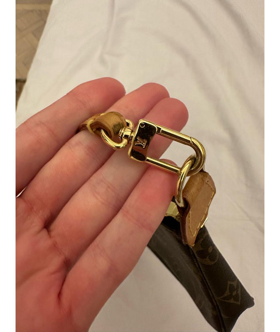 LOUIS VUITTON Коричневая сумка с короткими ручками, фото 7