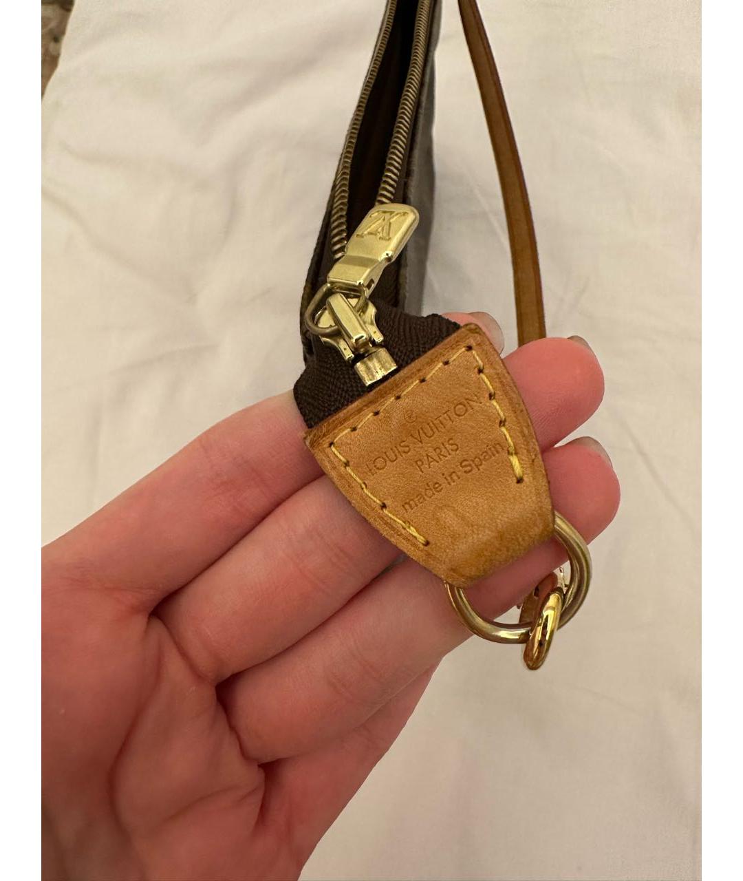 LOUIS VUITTON Коричневая сумка с короткими ручками, фото 6