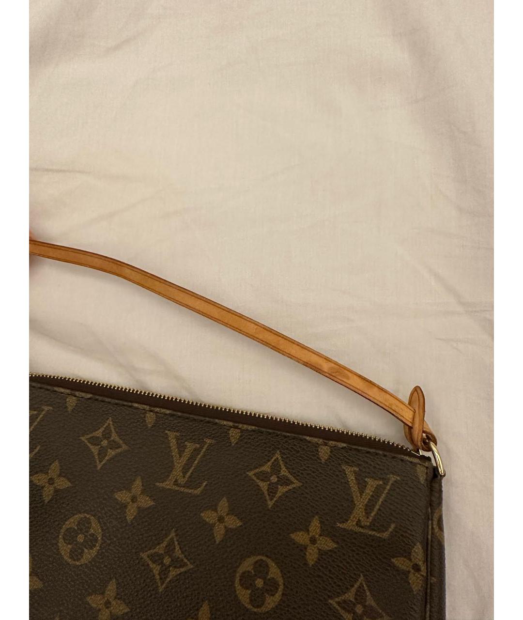 LOUIS VUITTON Коричневая сумка с короткими ручками, фото 8