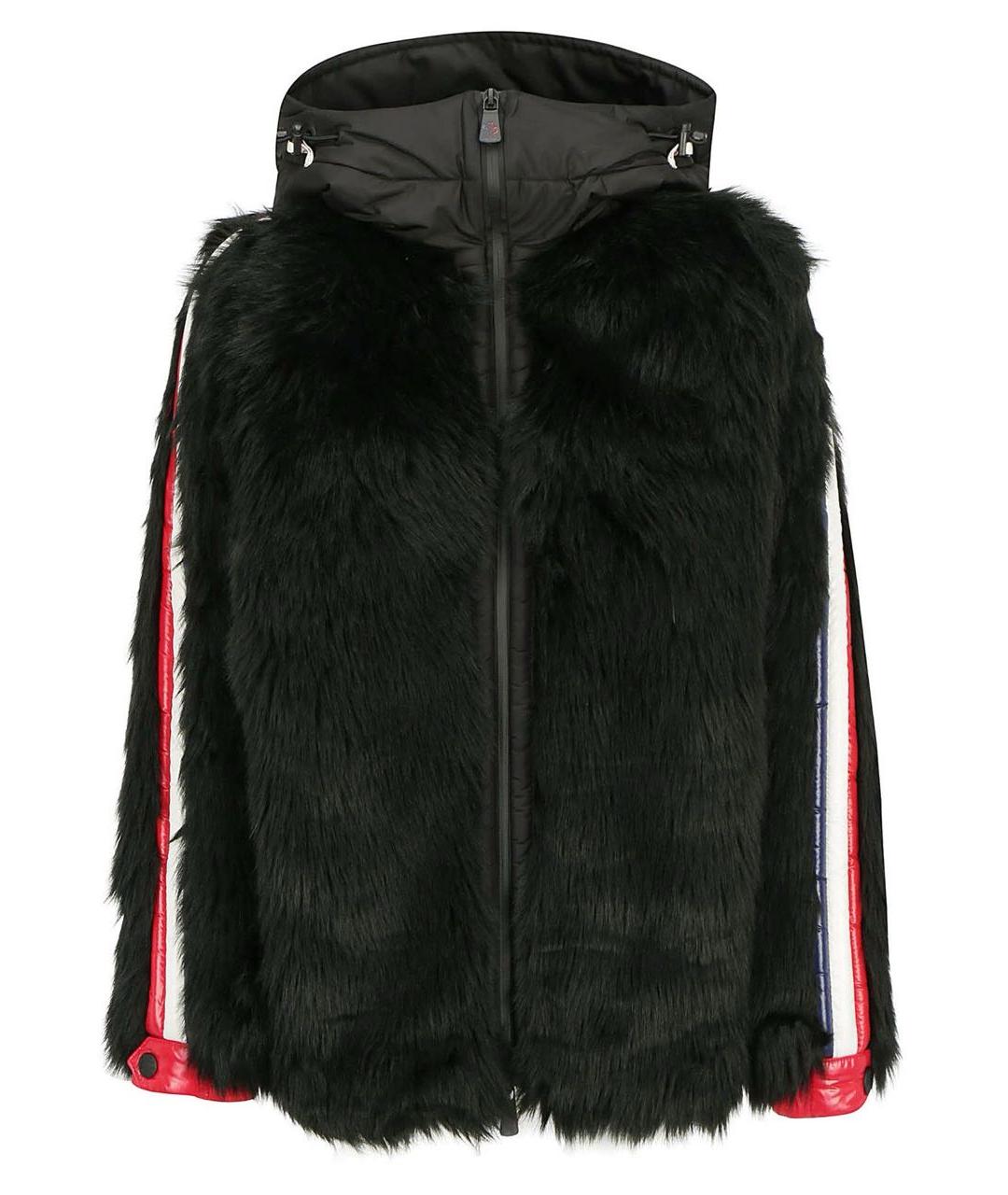 MONCLER GRENOBLE Черная полиэстеровая куртка, фото 1