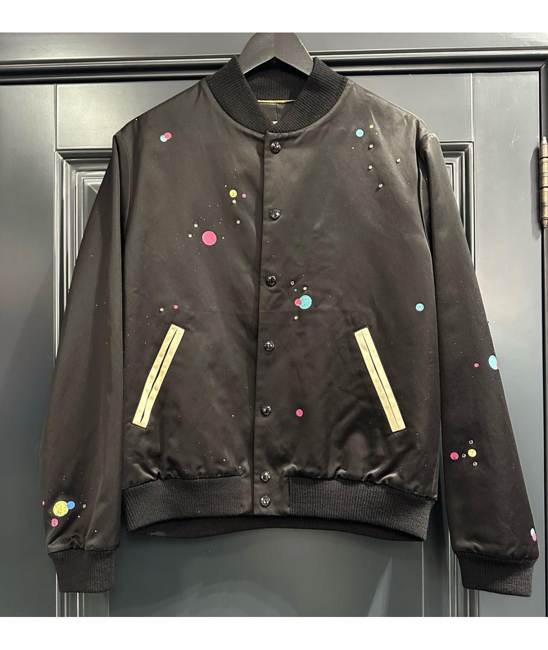 SAINT LAURENT Черная вискозная куртка, фото 7