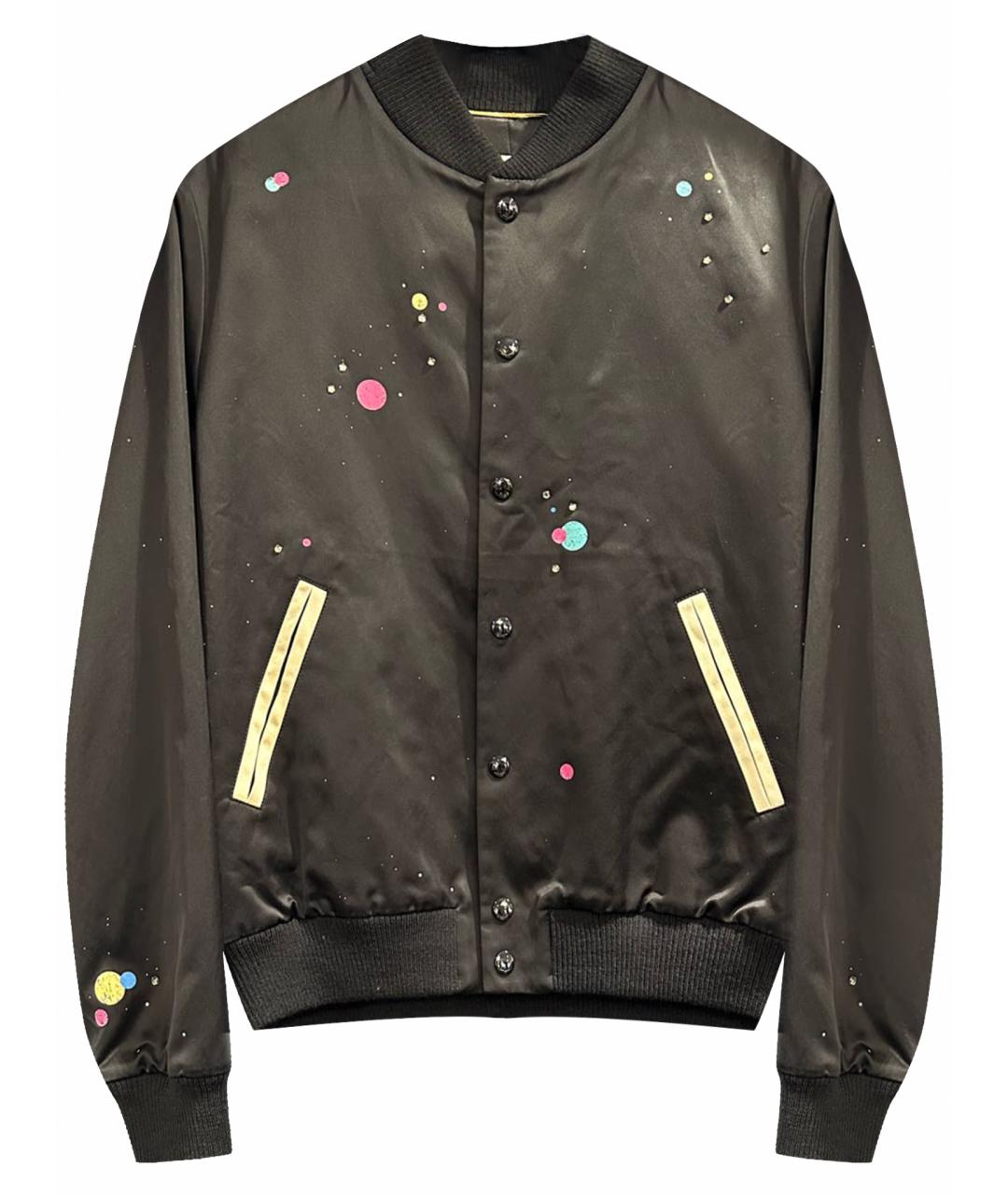 SAINT LAURENT Черная вискозная куртка, фото 1