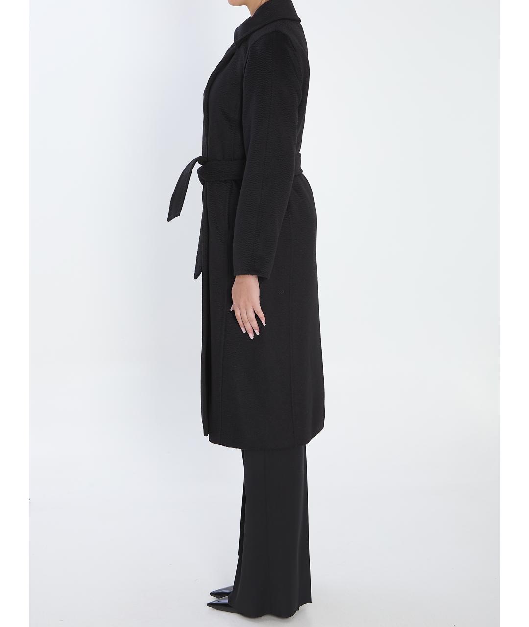 MAX MARA Черное шерстяное пальто, фото 4