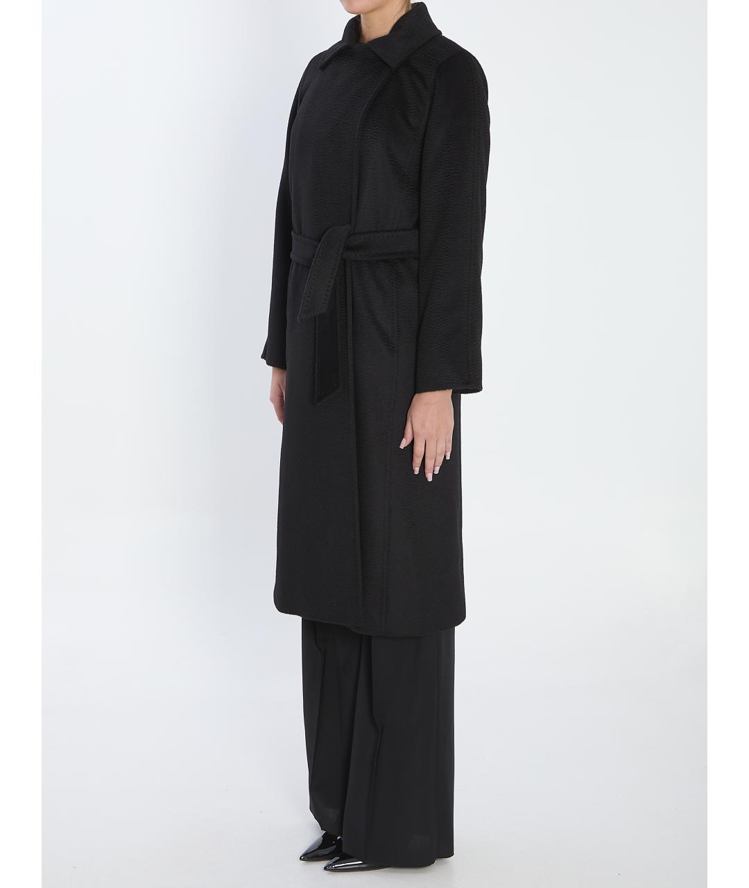 MAX MARA Черное шерстяное пальто, фото 3