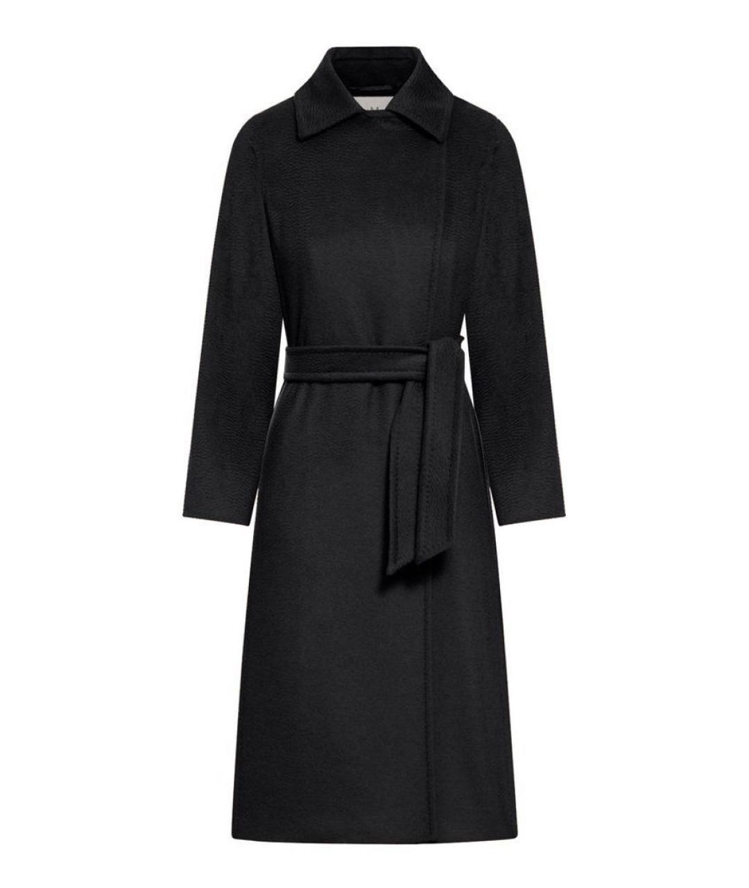 MAX MARA Черное шерстяное пальто, фото 1