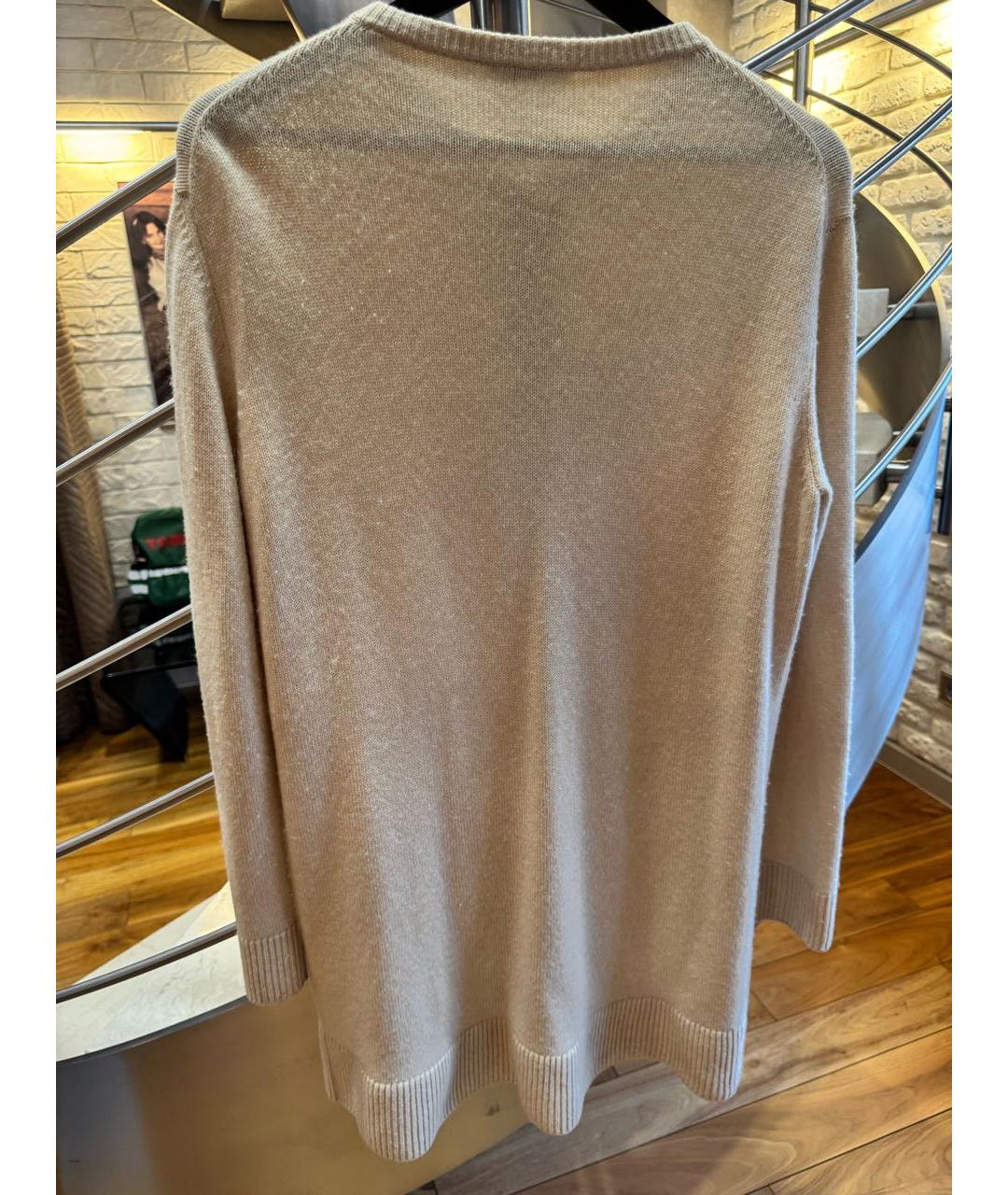 LOUIS VUITTON Бежевый кашемировый кардиган, фото 2