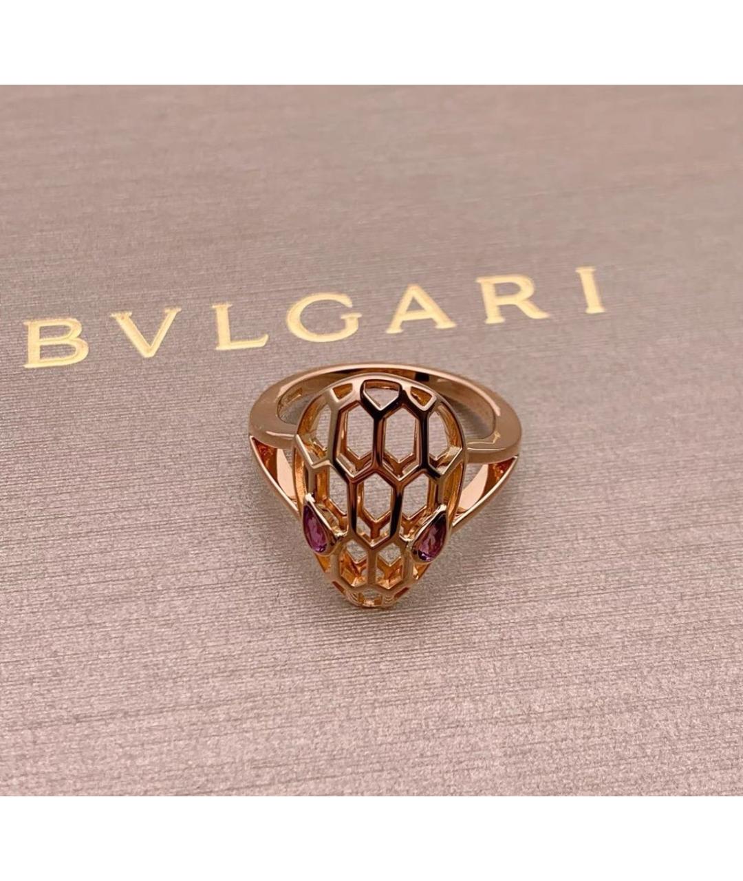 BVLGARI Золотое кольцо из розового золота, фото 6