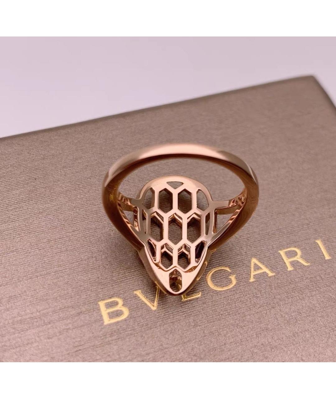 BVLGARI Золотое кольцо из розового золота, фото 8