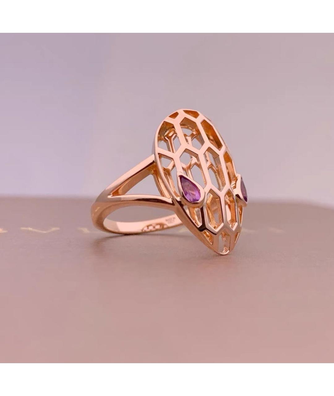 BVLGARI Золотое кольцо из розового золота, фото 3