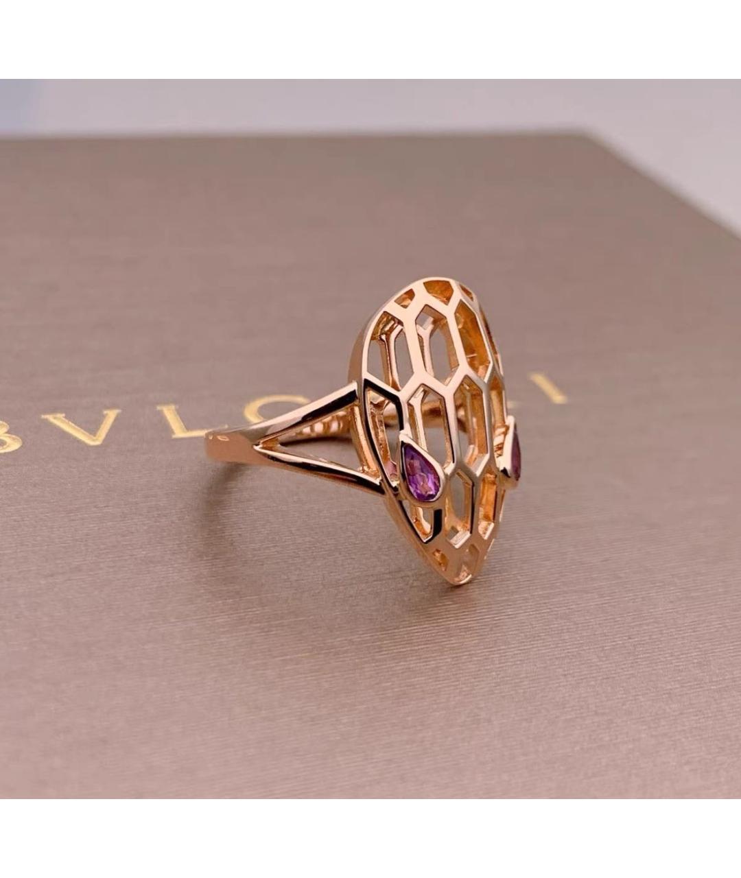BVLGARI Золотое кольцо из розового золота, фото 5