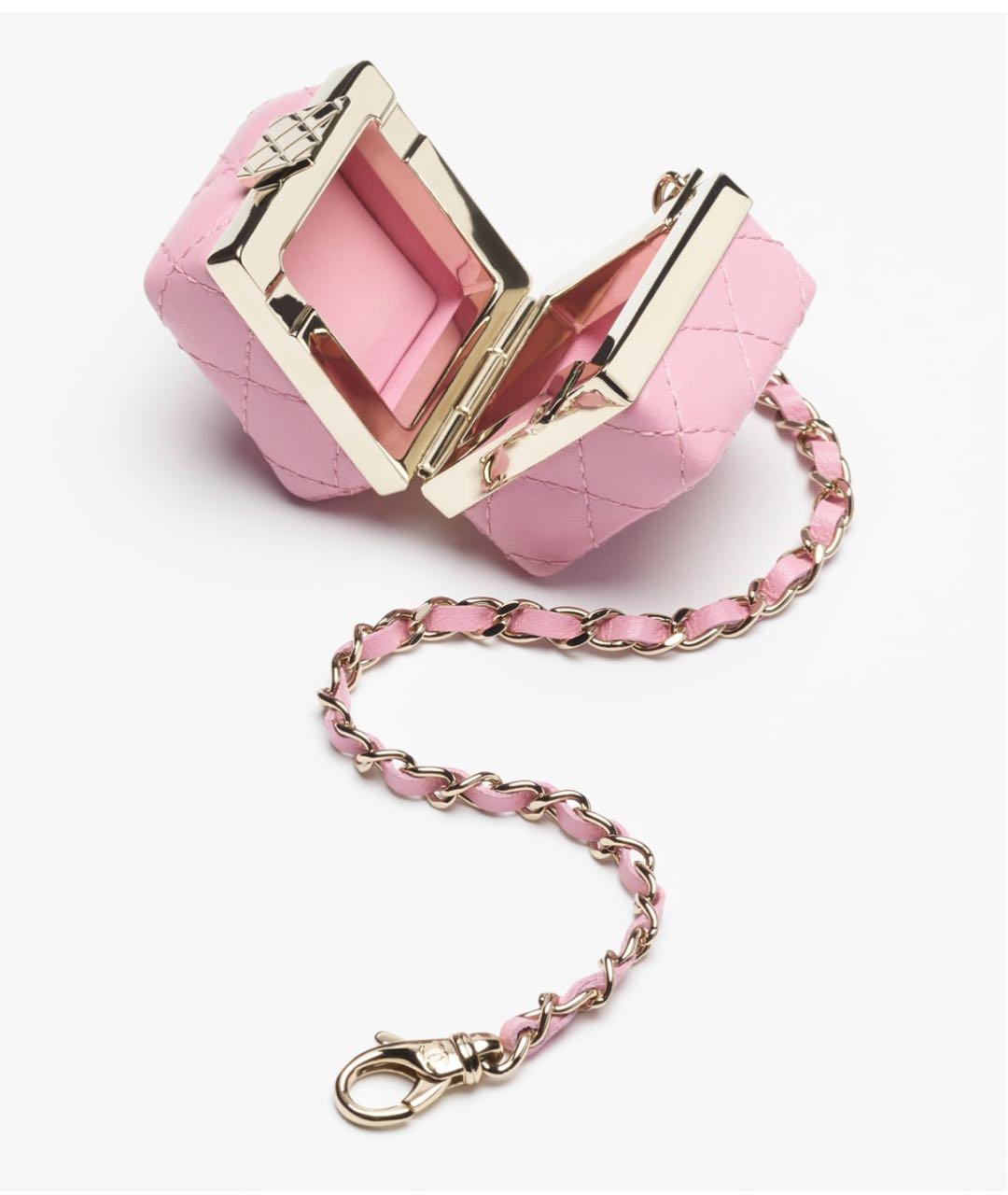 CHANEL Розовый брелок, фото 3