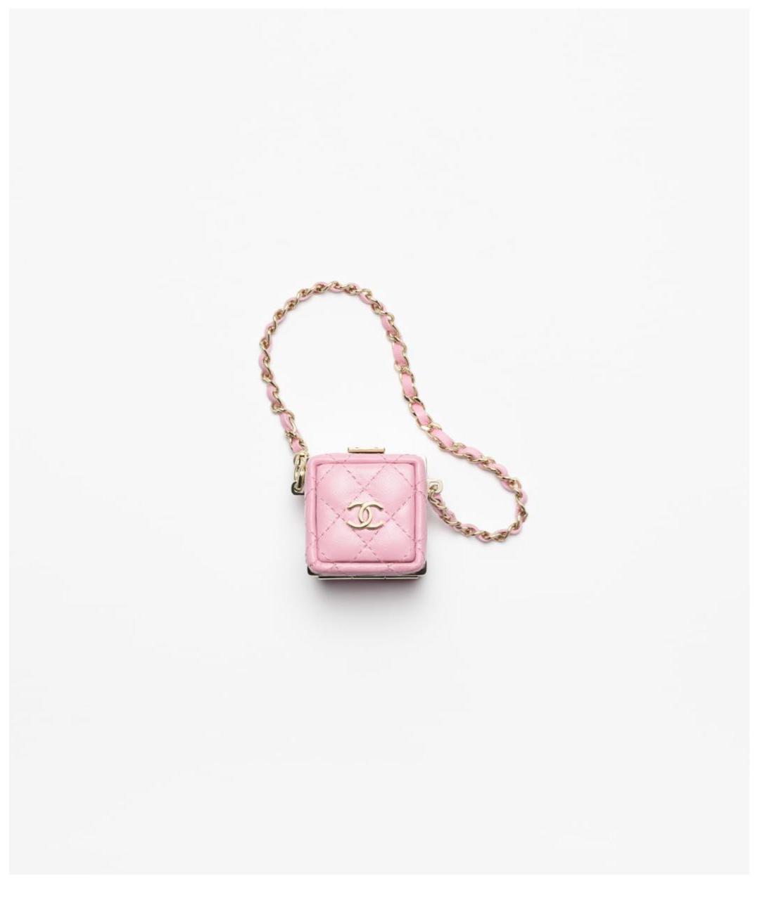CHANEL Розовый брелок, фото 5