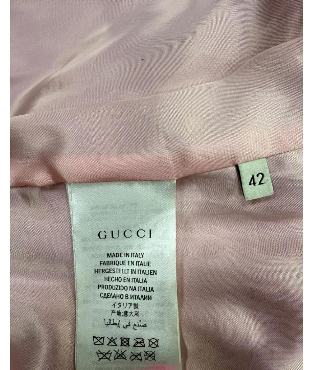 GUCCI Черная кожаная куртка, фото 4