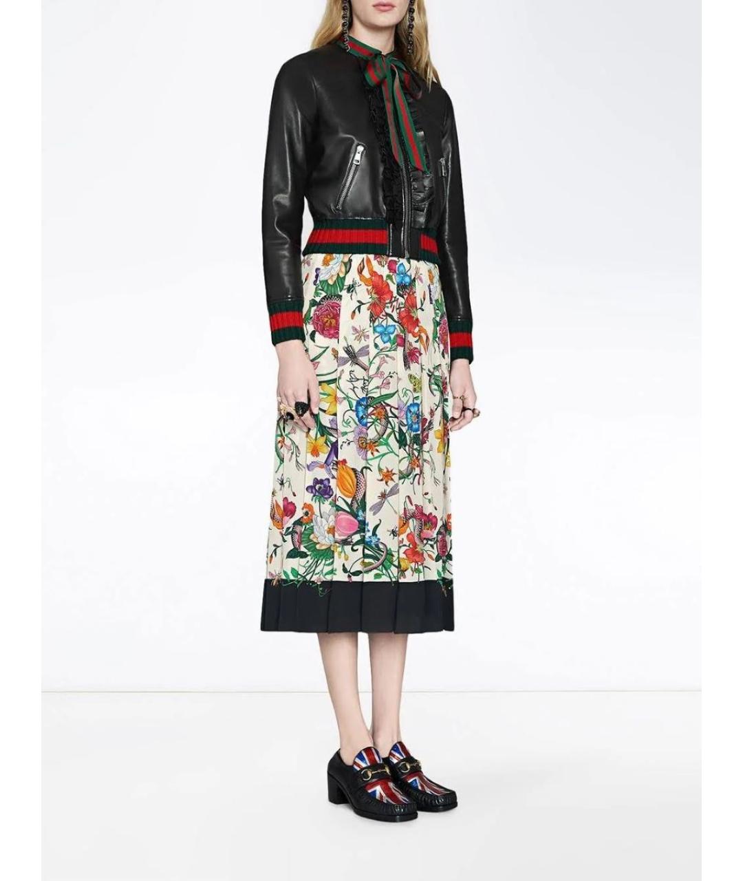 GUCCI Черная кожаная куртка, фото 9