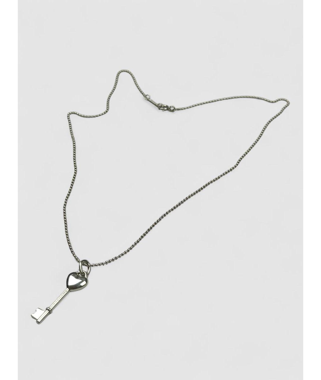 TIFFANY&CO Бирюзовое серебряное колье, фото 2