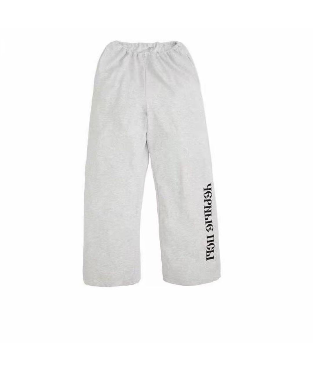 YEEZY Серые хлопковые повседневные брюки, фото 1