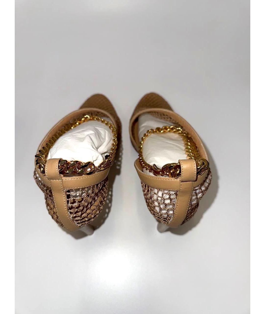 BOTTEGA VENETA Бежевые босоножки, фото 3