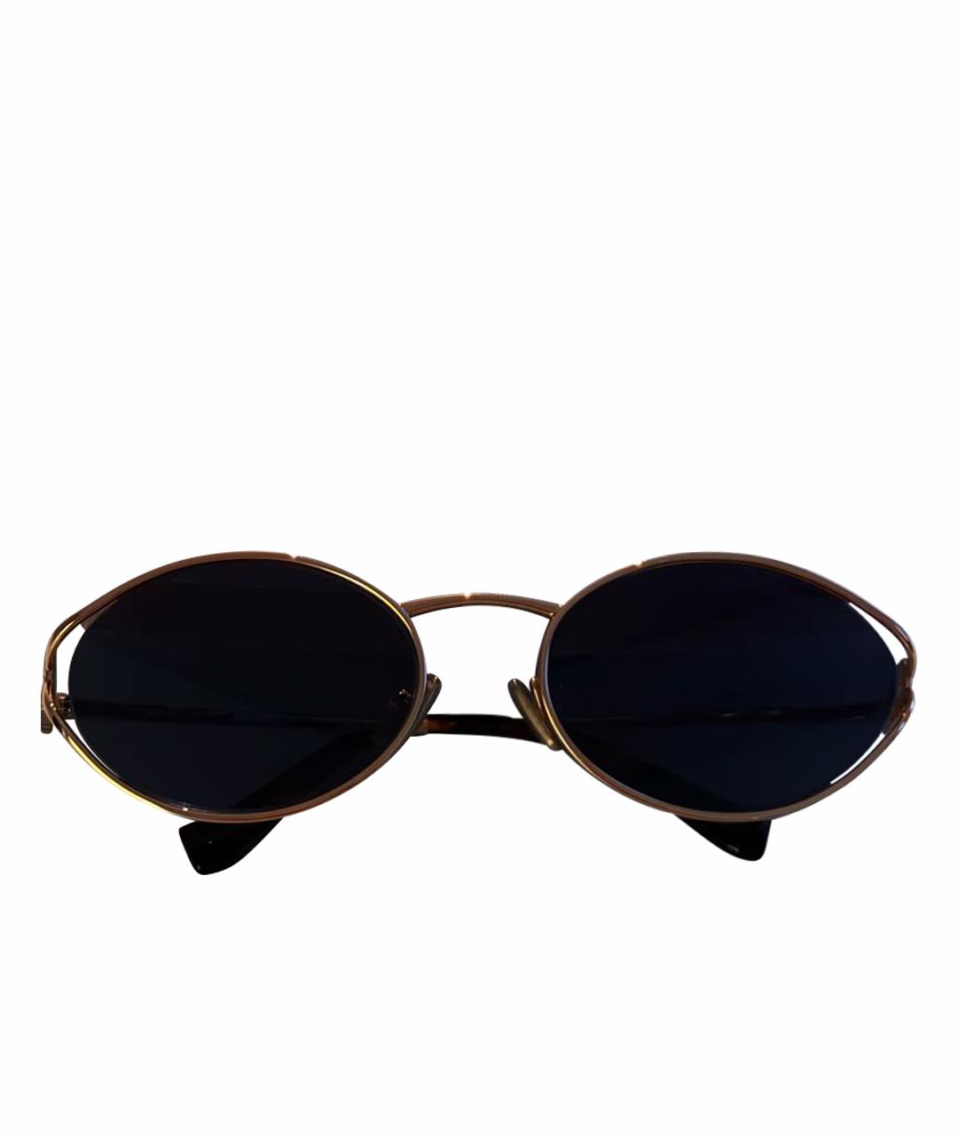 MIU MIU Синие металлические солнцезащитные очки, фото 1