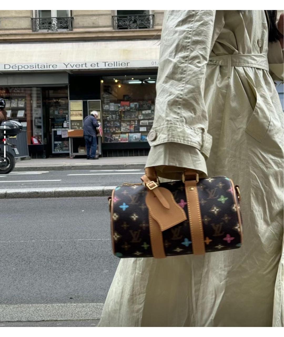 LOUIS VUITTON Коричневая сумка через плечо, фото 2