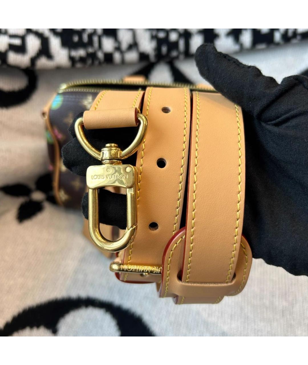 LOUIS VUITTON Коричневая сумка через плечо, фото 4