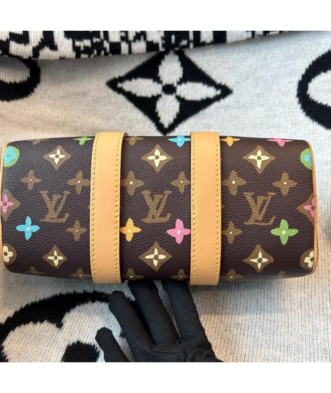 LOUIS VUITTON Коричневая сумка через плечо, фото 7