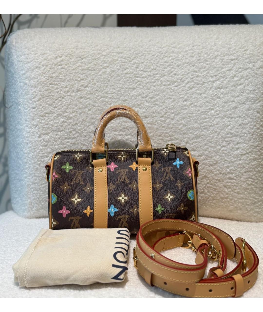 LOUIS VUITTON Коричневая сумка через плечо, фото 5