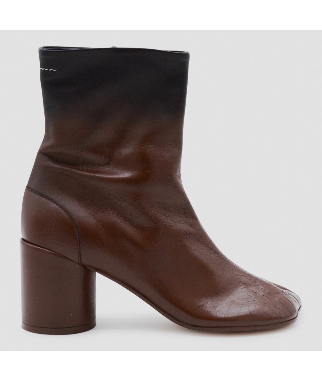 MM6 MAISON MARGIELA Мульти кожаные сапоги, фото 5