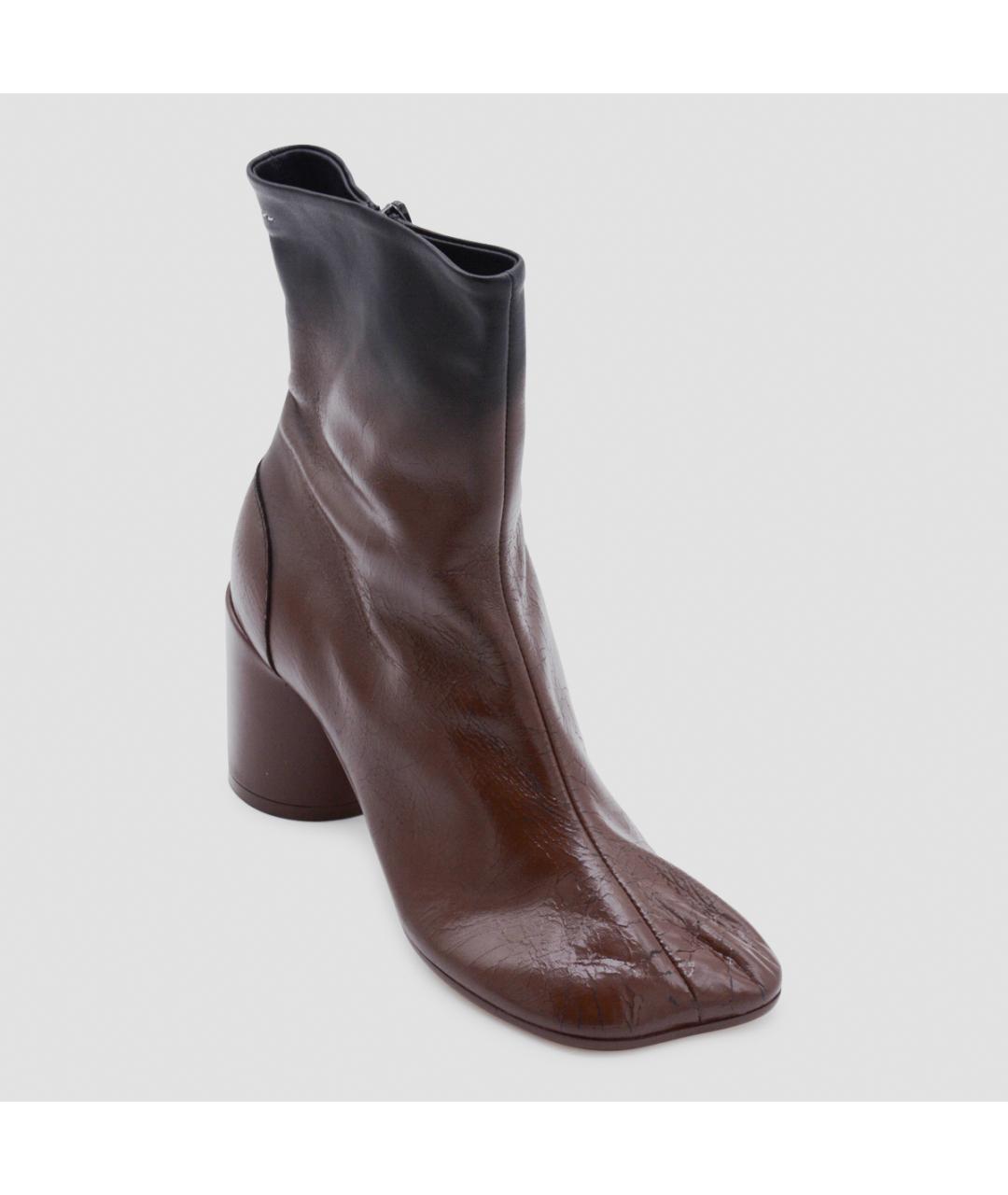 MM6 MAISON MARGIELA Мульти кожаные сапоги, фото 4