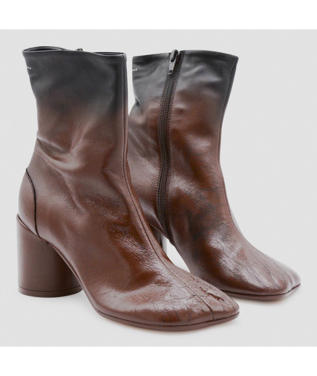 MM6 MAISON MARGIELA Мульти кожаные сапоги, фото 2