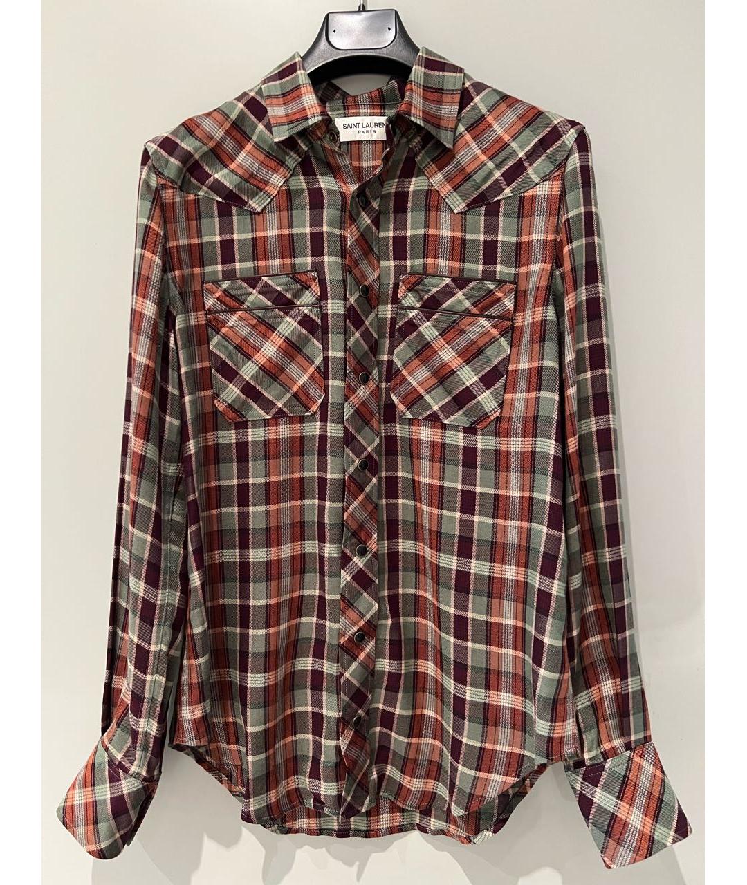 SAINT LAURENT Мульти рубашка, фото 4